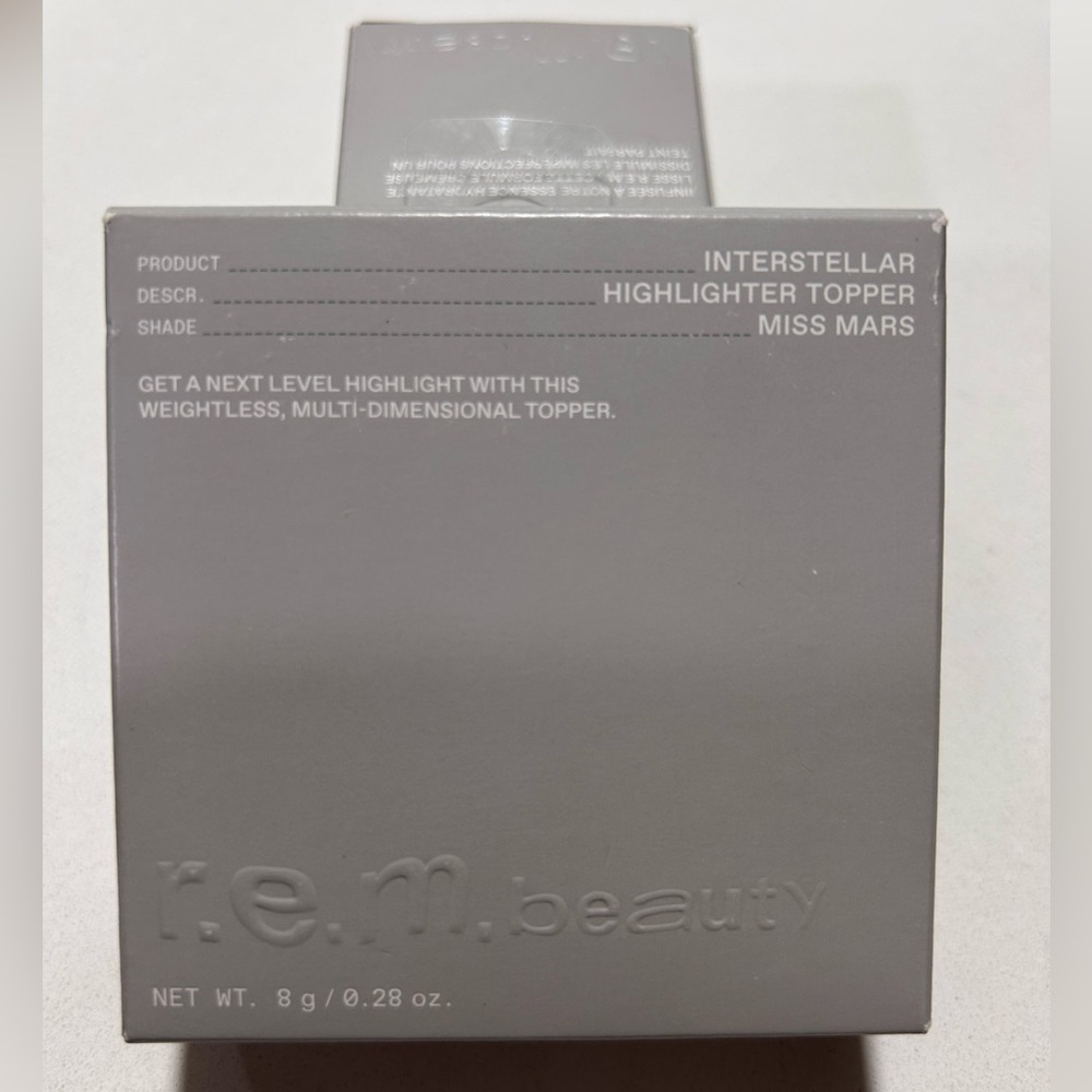 Rem beauty NIB interstellar highlighter topper shade: miss mars